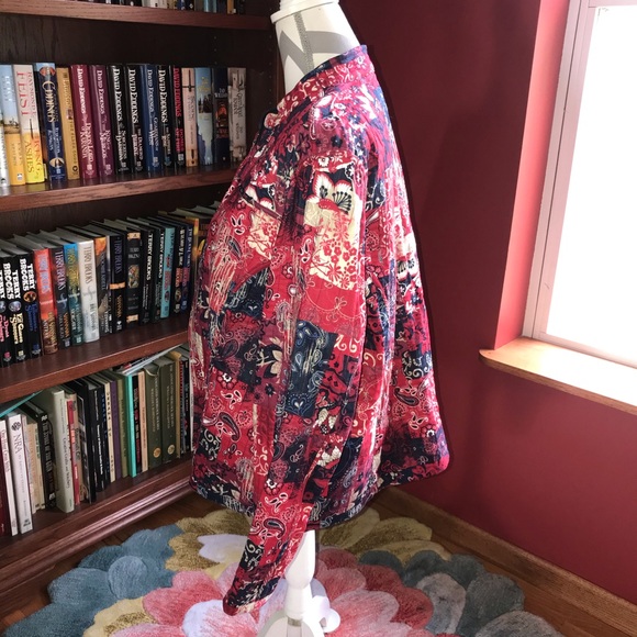 Christopher And Banks Colorful Blazer Size XL - Picture 3 of 5